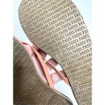 Tkees  Sandals Womens Size 5US Leather Countours Pink Brown Slip On Photo 5