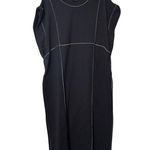 Free People NEW Intimately In The Clouds Nightie Top Black Side Slit Comfy Med Photo 3