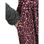 Kaileigh NWT StitchFix Rica Knit Crop Jumpsuit Women Large Maroon Red Floral Photo 6