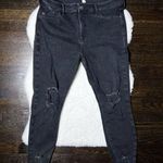 River Island Molly Black Distressed Skinny Jeans Photo 0