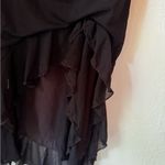 SheIn Bodycon Ruffles Double Layers Mesh Sexy Bodycon Party Dress small black Photo 1