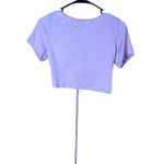 Love j  ‎ Purple Crop Top Size Large Photo 0