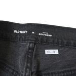 Old Navy  Black Denim Mid Rise Boyfriend Shorts Women's Size 14 NWT | 71-13 Photo 2