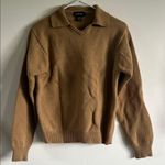 J.Crew V-Neck Tan Wool Blend Sweater Photo 0