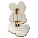 Hallmark Vintage 1981 Easter Bunny Pin Brooch Multicolor Painter 2" Photo 1
