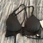Shade & Shore Black Halter Bikini Top Size 34B by shade shore Photo 0