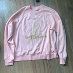 Disney Walt world parks Cinderella castle sweatshirt pink/peach large Photo 0