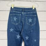 Nasty Gal  High Waist Flare Star‎ Print Jeans Patriotic Western Size 8 Festival Photo 6