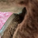 Bare Traps Legend Brown Leather Faux Fur Trim Ankle Winter Boots Women's Photo 2