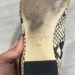 Marc Fisher  • Enaba 2 leather snakeskin point square toe loafer flats Photo 9