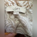 Loft  Paisley Button Down Linen Blend Dress Photo 1