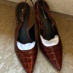 Veronica Beard  Callie Leather Cap-Toe Slingback Pumps Photo 0