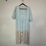 Debbie Katz South Beach The Angie Lurex Coverup Dress Size Medium Photo 1
