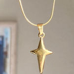 Handmade grunge y2k street style sparkle star fully stainless steel necklace✨ Photo 0