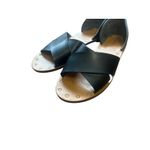 Merona  Womens Black Criss Cross Studded‎ Sandals size 6.5 Photo 3