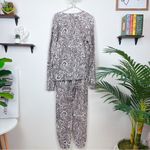 n:philanthropy  Kelley Sweatshirt and Jogger set in Charcoal Leopard Photo 2