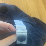 Faherty  Navy Blue Linen Wide Leg Cropped Pants Sz XL Photo 5