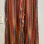 Coldwater Creek  Vibrant Striped Women’s wide leg Pants M Photo 0