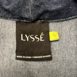 Lysse  Denim Jean Vest Casual Pockets Drawstring Waist Size Small EUC #3202 Photo 6
