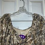 Peach Love California NWT Peach Love Tan/Gold Wishing I Was Yours Dress size Medium Photo 3