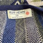 Ruff Hewn  Cardigan Sweater Women's 2X Multicolor Aztec Southwestern Waterfall Photo 3