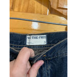 We The Free NEW  Maggie Mid Rise Straight Leg Button Fly Jean in Back Alley Blue Photo 2