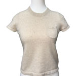 Madewell Responsible Cashmere Short Sleeve Sweater Tee - Size XS Photo 0