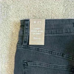 Madewell New with tags Curvy High-Rise Skinny Jeans in Black Sea in size 27 Photo 3