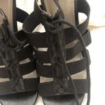 Apt. 9  Black Strappy Tie Up Heels sz 7 Photo 8
