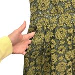 Biditirry Women's Floral Lace Jumpsuit Sleeveless‎ Olive Green Wide Leg Romper L Size L Photo 7