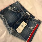 ZARA red striped shorts Photo 0