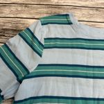 SO  Womens Striped Long Sleeve T Tee Shirt XL Extra Large Blue Teal White NWT NEW Photo 5
