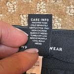 Who What Wear Black Vegan Leather Midi Skirt Lace Peek a Boo SZ 8 Officecore Photo 7