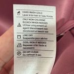 Vince Shirred Band-Collar 100% Silk Satin Blouse in Rose Root Color sz M $345 Photo 7