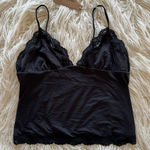 SKIMS  Fits Everybody Lace Triangle Cami Onyx Size Large Photo 0