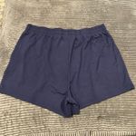 Life is Good Women's Blue Pajama Sleep Shorts pockets drawstring waist See Pics Photo 4