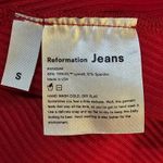 Reformation Womens Red Cardinal Dress Small Photo 4