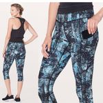 Lululemon Fast & Free Crop II *Nulux 19" Eternal Wave Starlight Black Photo 1