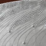 Luna White Pearl and Rhinestone Beaded Sweater Photo 3