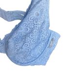 Aerie  unlined plunge 36D baby blue lace bra Photo 2