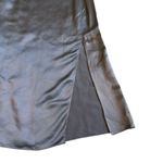 Diane Von Furstenberg  Lyla Grey Sleeveless Shift Dress High Slit Size Small Photo 3