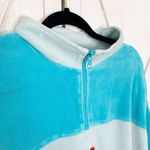 Disney Vintage Winnie Pooh Christmas Maxi Nightgown Pullover Robe Blue Womens L Photo 3