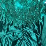 Emerald Green Prom Dress Size 10 Photo 7