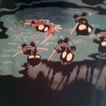 Anvil  M Deadpool Dark Deep Blue Black Adult Shirt Top Photo 2