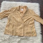 LC Lauren Conrad Striped Double Breasted Blazer Photo 1