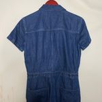 Outerknown  Indigo Blue Denim Jumpsuit Womens Size XS Organic Cotton Photo 3