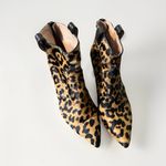 Veronica Beard $600  LEXI LEOPARD PRINT CALFHAIR BOOTIE POINTY‎ 9.5 (MD12) Photo 4
