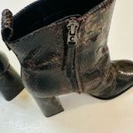 Circus by Sam Edelman  Size 9 M Brown Snakeskin Boots Booties Heels Pascha Womens Photo 5