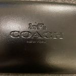 Coach  Eyeglass Sunglass Case Black Velvet Lined Hard Case Clamshell Photo 2