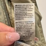 White House | Black Market Stylist Khaki Olive Embroidered Utility Jacket Size 12 Photo 8